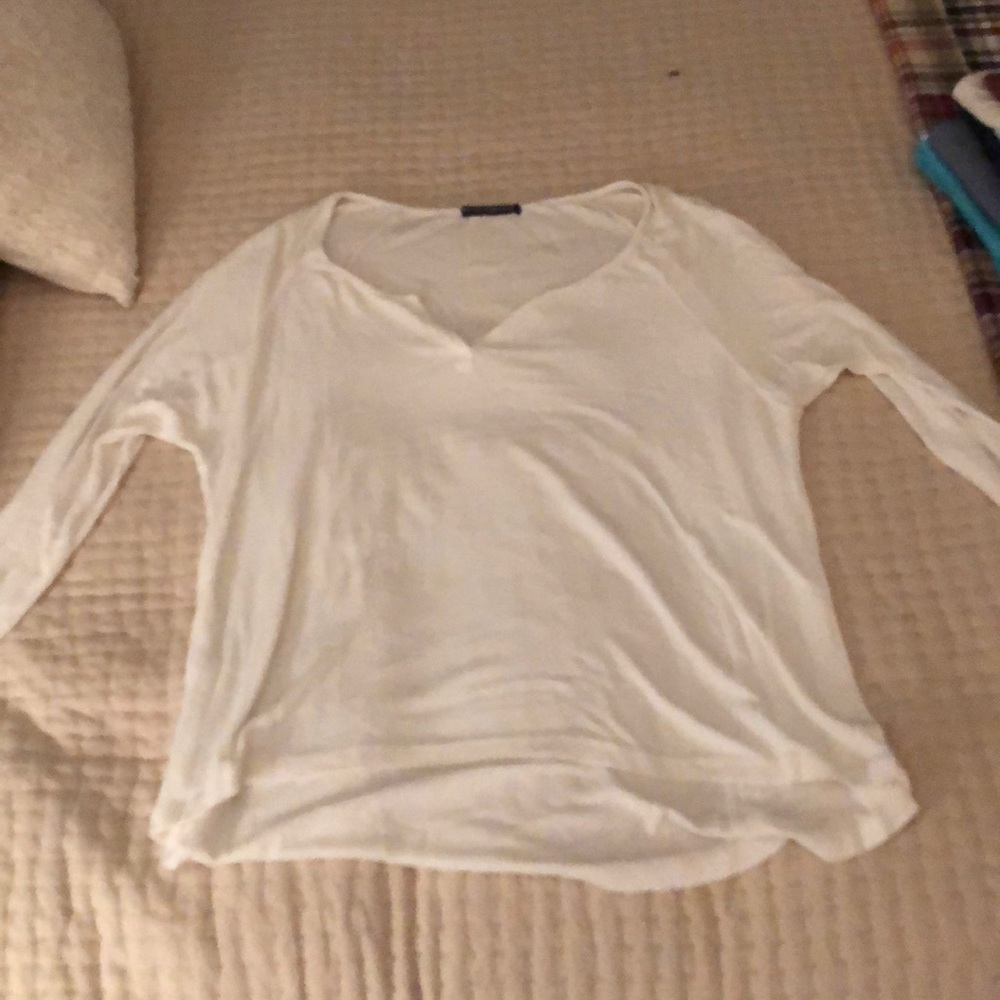 brandy melville white long sleeve